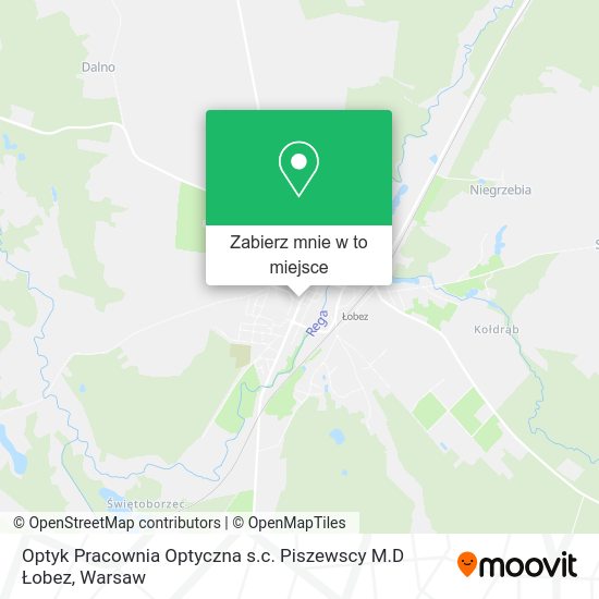 Mapa Optyk Pracownia Optyczna s.c. Piszewscy M.D Łobez