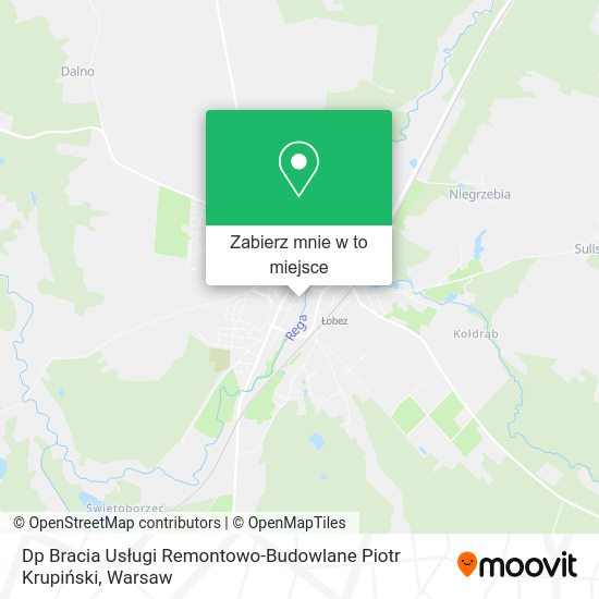 Mapa Dp Bracia Usługi Remontowo-Budowlane Piotr Krupiński