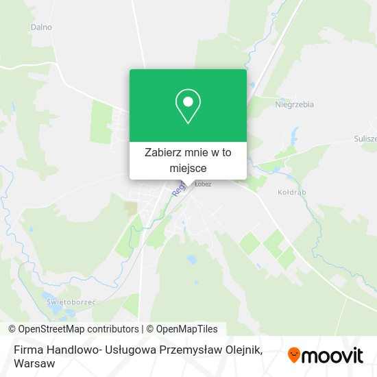 Mapa Firma Handlowo- Usługowa Przemysław Olejnik