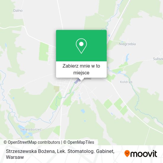 Mapa Strzeszewska Bożena, Lek. Stomatolog. Gabinet