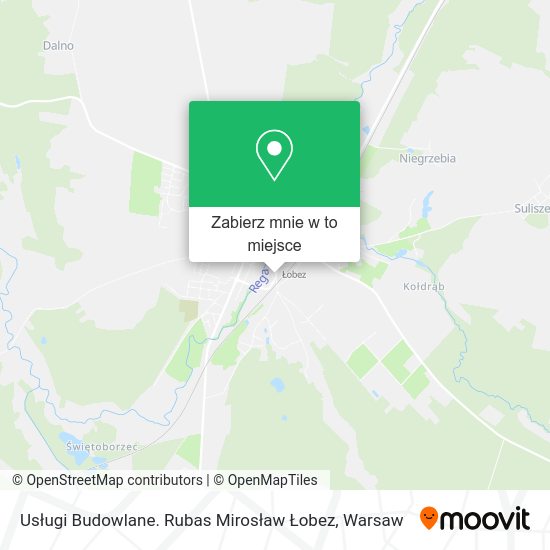 Mapa Usługi Budowlane. Rubas Mirosław Łobez