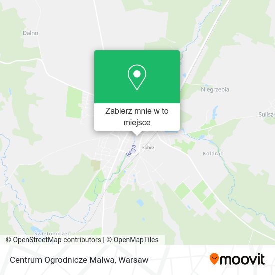 Mapa Centrum Ogrodnicze Malwa