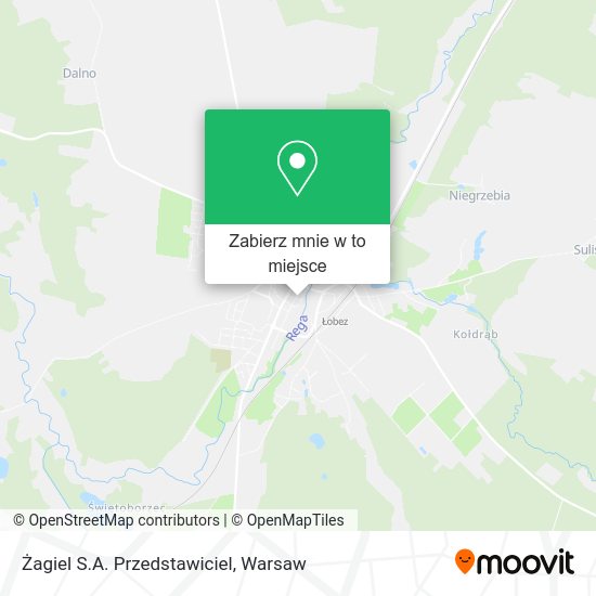 Mapa Żagiel S.A. Przedstawiciel