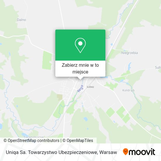 Mapa Uniqa Sa. Towarzystwo Ubezpieczeniowe