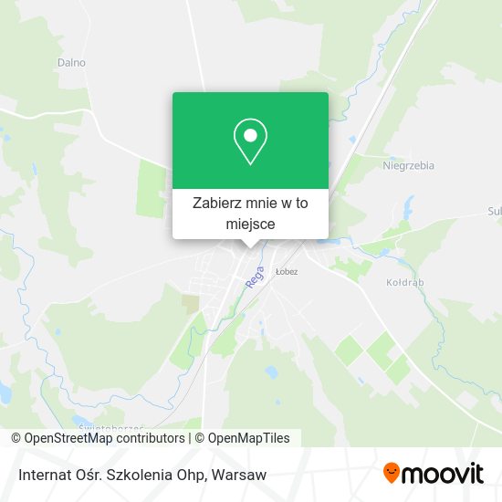 Mapa Internat Ośr. Szkolenia Ohp