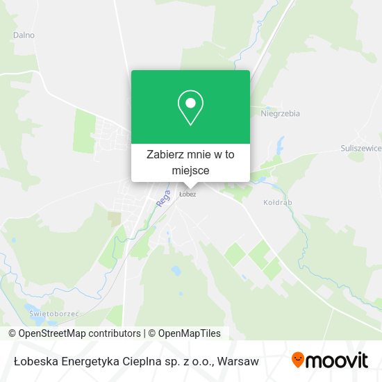 Mapa Łobeska Energetyka Cieplna sp. z o.o.