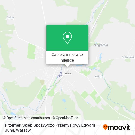 Mapa Przemek Sklep Spożywczo-Przemysłowy Edward Jung