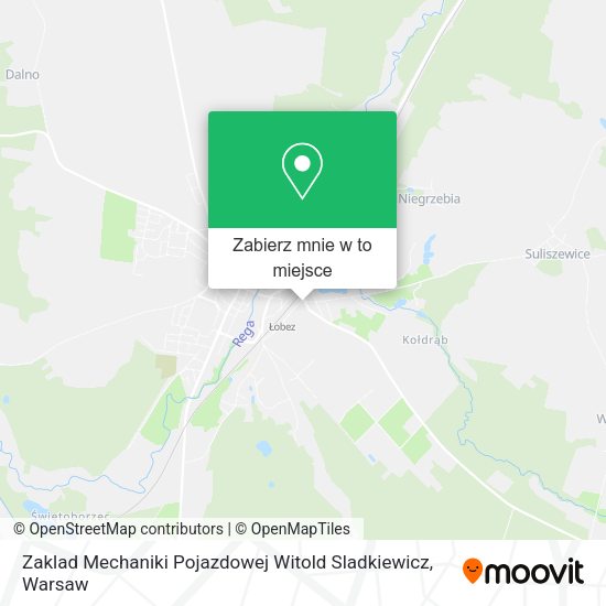 Mapa Zaklad Mechaniki Pojazdowej Witold Sladkiewicz