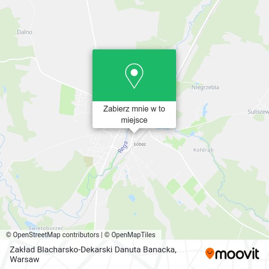 Mapa Zakład Blacharsko-Dekarski Danuta Banacka