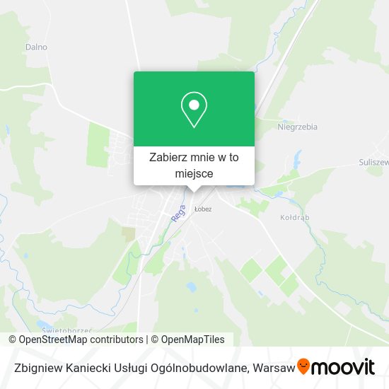 Mapa Zbigniew Kaniecki Usługi Ogólnobudowlane