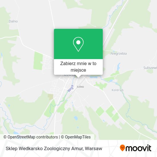 Mapa Sklep Wedkarsko Zoologiczny Amur