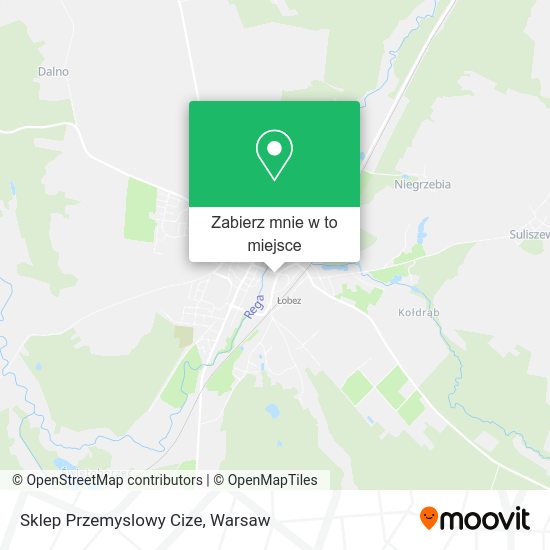 Mapa Sklep Przemyslowy Cize