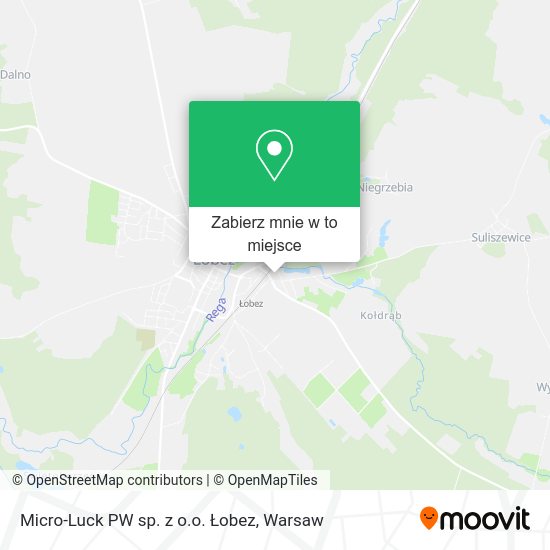 Mapa Micro-Luck PW sp. z o.o. Łobez