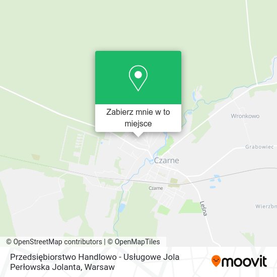 Mapa Przedsiębiorstwo Handlowo - Usługowe Jola Perłowska Jolanta