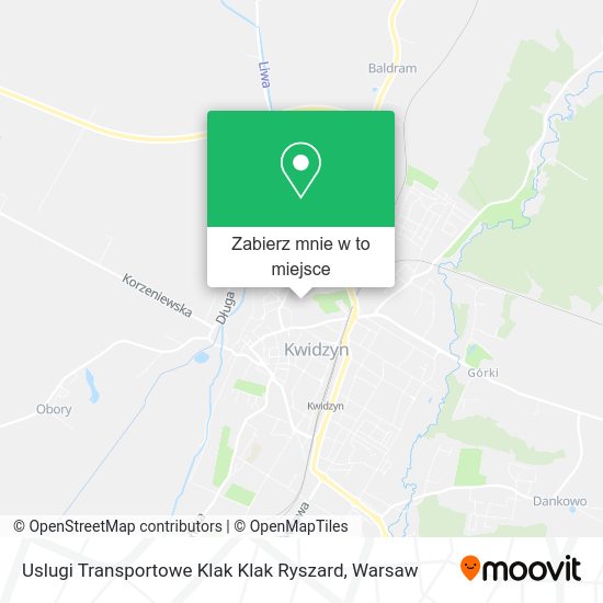 Mapa Uslugi Transportowe Klak Klak Ryszard