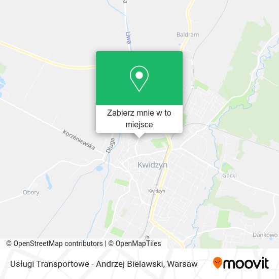 Mapa Usługi Transportowe - Andrzej Bielawski