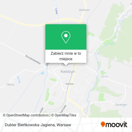 Mapa Dubler Bieńkowska Jagiena