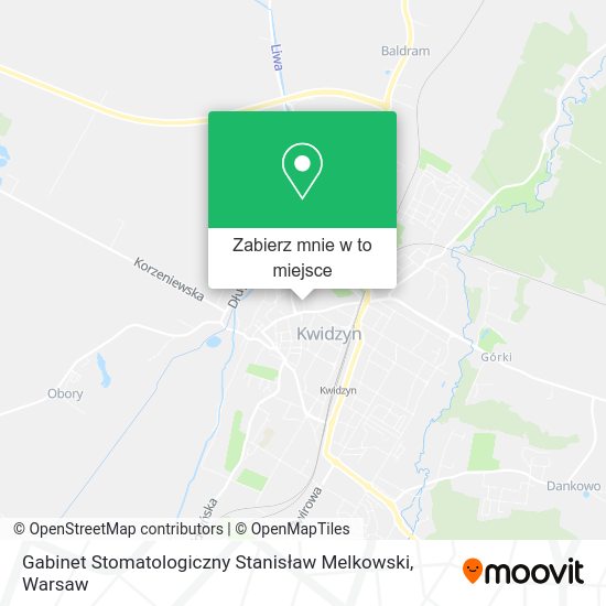 Mapa Gabinet Stomatologiczny Stanisław Melkowski