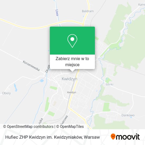 Mapa Hufiec ZHP Kwidzyn im. Kwidzyniaków