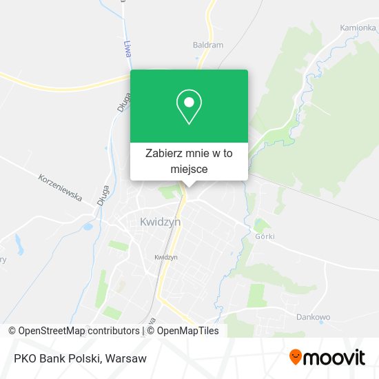 Mapa PKO Bank Polski