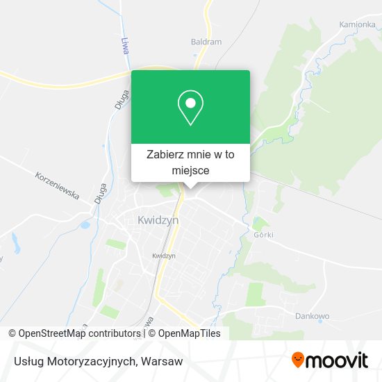 Mapa Usług Motoryzacyjnych