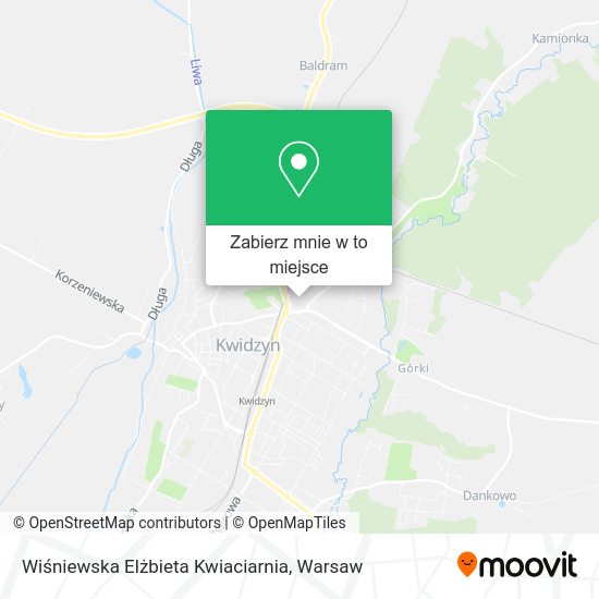 Mapa Wiśniewska Elżbieta Kwiaciarnia