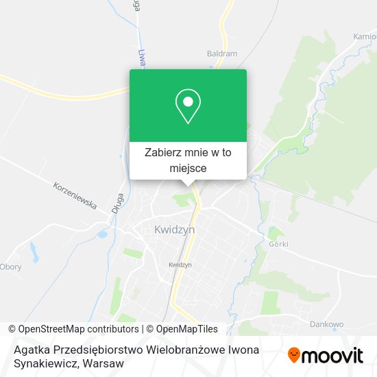 Mapa Agatka Przedsiębiorstwo Wielobranżowe Iwona Synakiewicz