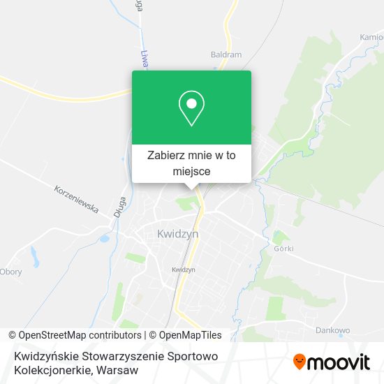 Mapa Kwidzyńskie Stowarzyszenie Sportowo Kolekcjonerkie