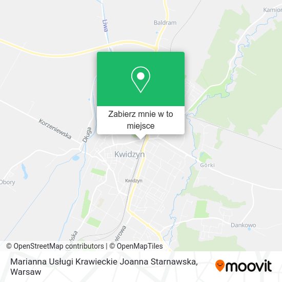 Mapa Marianna Usługi Krawieckie Joanna Starnawska