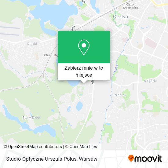 Mapa Studio Optyczne Urszula Polus