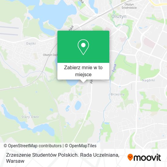 Mapa Zrzeszenie Studentów Polskich. Rada Uczelniana