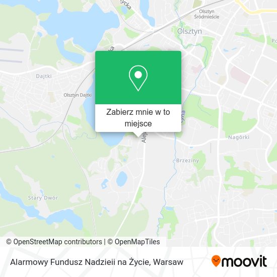 Mapa Alarmowy Fundusz Nadzieii na Życie