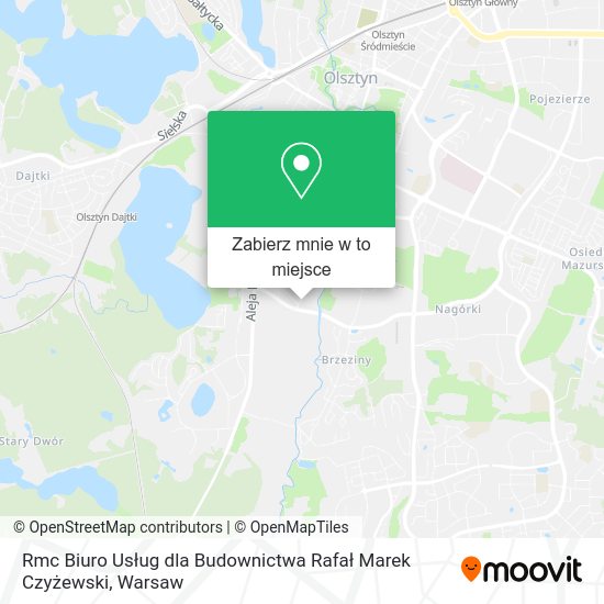 Mapa Rmc Biuro Usług dla Budownictwa Rafał Marek Czyżewski