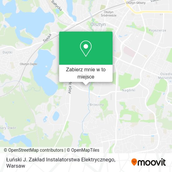 Mapa Łuński J. Zakład Instalatorstwa Elektrycznego