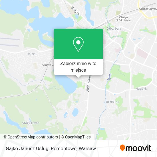 Mapa Gajko Janusz Usługi Remontowe