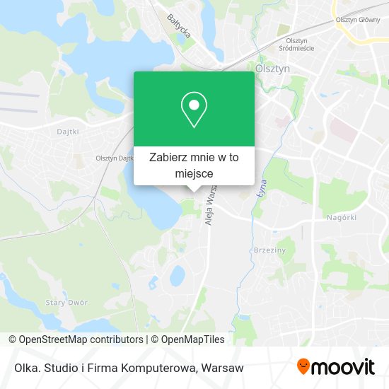 Mapa Olka. Studio i Firma Komputerowa