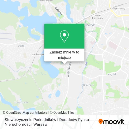 Mapa Stowarzyszenie Pośredników i Doradców Rynku Nieruchomości