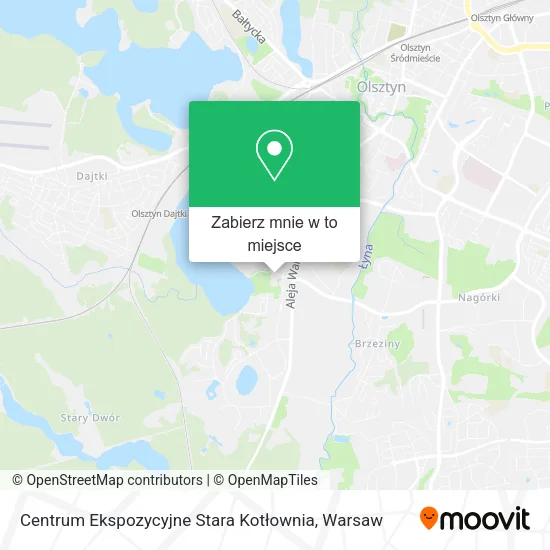 Mapa Centrum Ekspozycyjne Stara Kotłownia