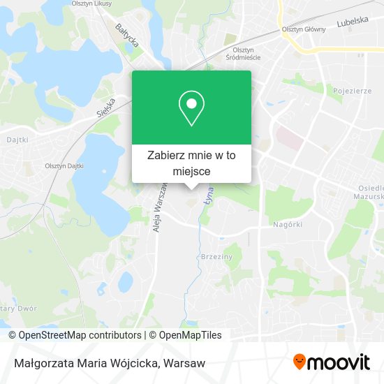 Mapa Małgorzata Maria Wójcicka