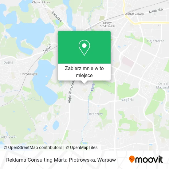 Mapa Reklama Consulting Marta Piotrowska