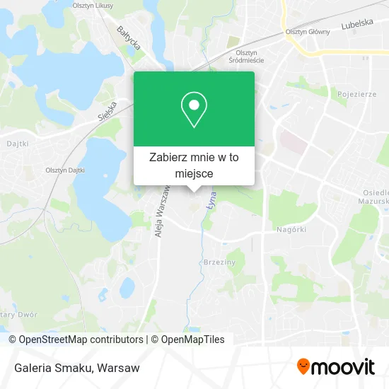 Mapa Galeria Smaku