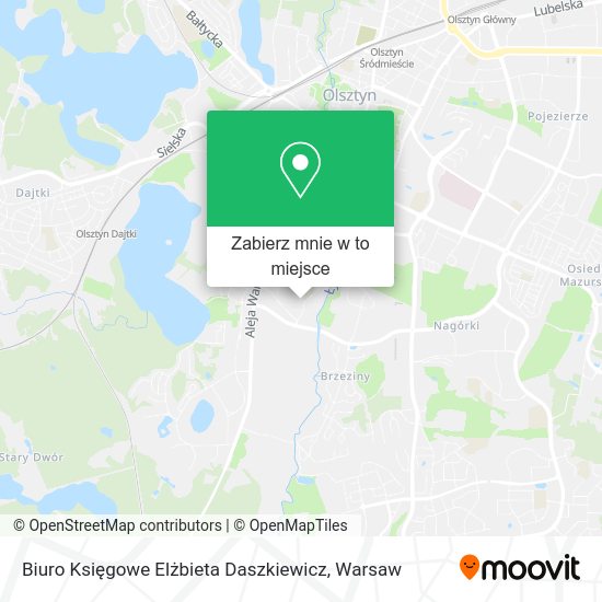 Mapa Biuro Księgowe Elżbieta Daszkiewicz