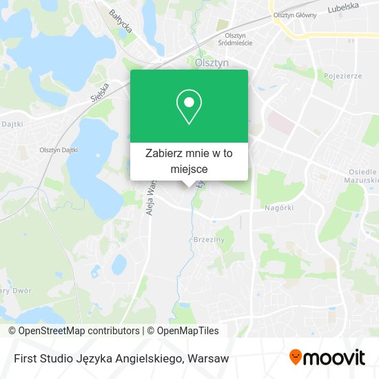 Mapa First Studio Języka Angielskiego