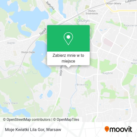 Mapa Moje Kwiatki Lila Gor