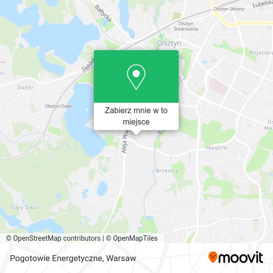 Mapa Pogotowie Energetyczne