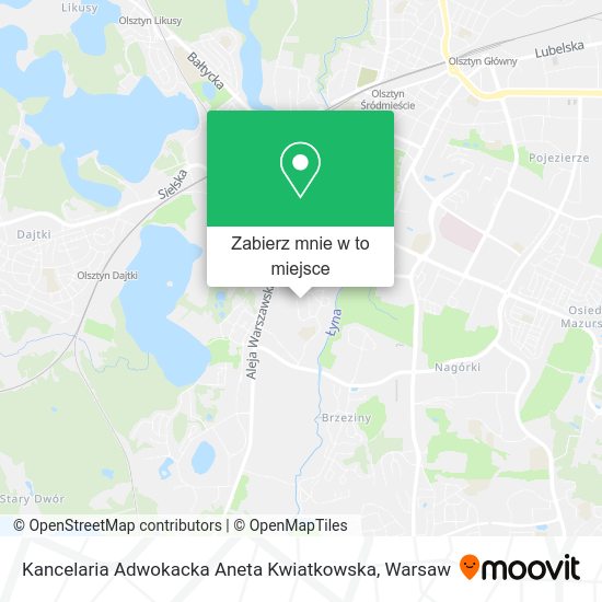 Mapa Kancelaria Adwokacka Aneta Kwiatkowska