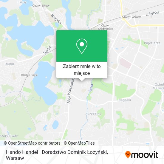 Mapa Hando Handel i Doradztwo Dominik Łożyński