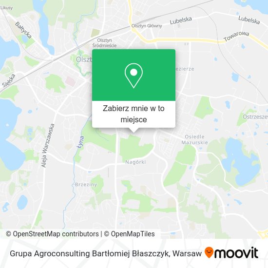 Mapa Grupa Agroconsulting Bartłomiej Błaszczyk