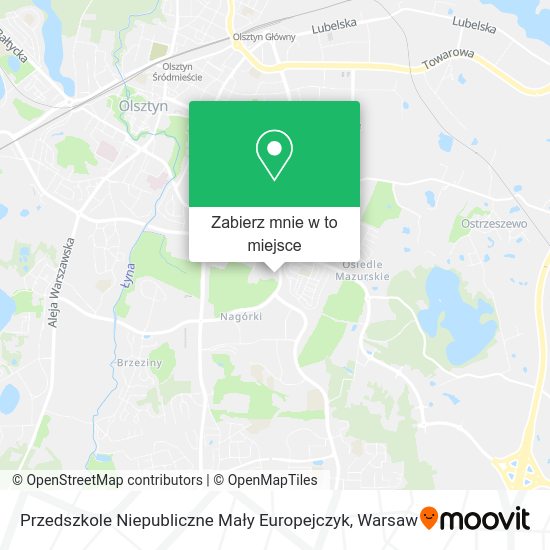 Mapa Przedszkole Niepubliczne Mały Europejczyk