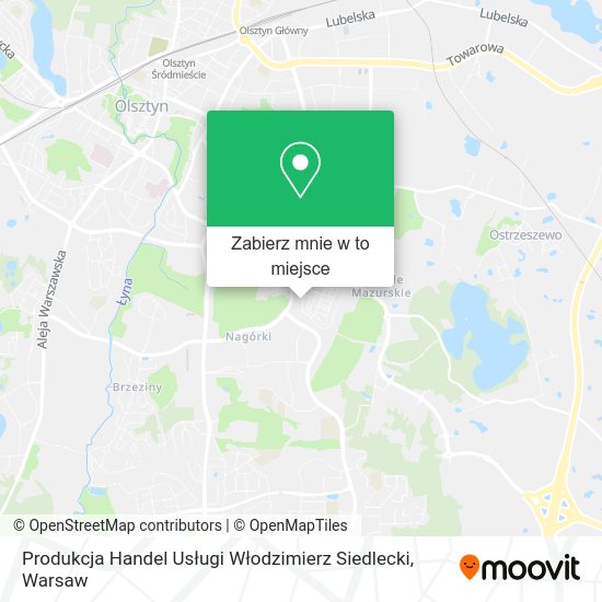 Mapa Produkcja Handel Usługi Włodzimierz Siedlecki